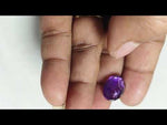 Load and play video in Gallery viewer, 11.40/CT Natural Amethyst Gemstone with Govt. Lab Certificate