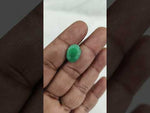 Load and play video in Gallery viewer, 6.32/CT Natural Panna Stone with Govt. Lab Certificate-12377D50216