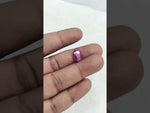 Load and play video in Gallery viewer, 6.37/CT Natural Ruby Stone with Govt. Lab Certificate-16016S205949