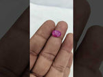Load and play video in Gallery viewer, 3.72/CT Natural Ruby Stone with Govt. Lab Certificate-16016S205954