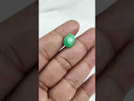 Load and play video in Gallery viewer, 4.52/CT Natural Panna Stone with Govt. Lab Certificate-12313D49928