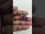 Load and play video in Gallery viewer, 19.10/CT Natural Amethyst Gemstone with Govt. Lab Certificate