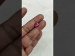 Load and play video in Gallery viewer, 3.06/CT Natural Ruby Stone with Govt. Lab Certificate-16016S205962