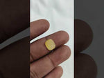 Load and play video in Gallery viewer, 6.69/CT Natural Yellow Sapphire With Govt Lab Certificate-12214D49571