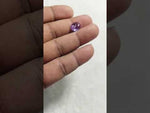 Load and play video in Gallery viewer, 3.37/CT Natural Purple Sapphire with Govt. Lab Certificate-71591