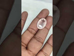 Load and play video in Gallery viewer, 10.40/CT Healing Rose Quartz Stone with Govt. Lab Certificate-RQTZ5012