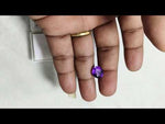 Load and play video in Gallery viewer, 5.10/CT Natural Amethyst Gemstone with Govt. Lab Certificate