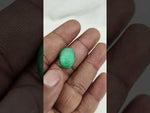 Load and play video in Gallery viewer, 8.11/CT Natural Panna Stone with Govt. Lab Certificate-12313D49927