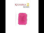 Load and play video in Gallery viewer, 4.68/CT Natural Ruby Stone with Govt. Lab Certificate-16839S209419
