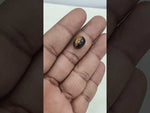 Load and play video in Gallery viewer, 4.75/CT Tiger Eye with Govt. Lab Certificate-TGR00046