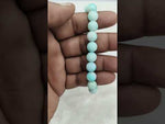 Load and play video in Gallery viewer, AMAZONITE LIGHT COLOUR BRACELET