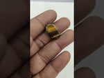 Load and play video in Gallery viewer, 14.65/CT Tiger Eye with Govt. Lab Certificate-TGR00146