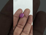 Load and play video in Gallery viewer, 5.82/CT Natural Ruby Stone with Govt. Lab Certificate-16275S206785