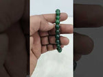 Load and play video in Gallery viewer, AVENTURINE QUARTZ DARK COLOUR BRACELET