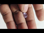 Load and play video in Gallery viewer, 4.02/CT Natural Purple Sapphire with Govt Lab Certificate-10473D42334