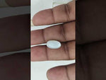 Load and play video in Gallery viewer, 6.00/CT White Color Moon Stone with Govt. Lab Certificate