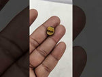 Load and play video in Gallery viewer, 4.85/CT Tiger Eye with Govt. Lab Certificate-TGR00116