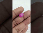 Load and play video in Gallery viewer, 4.71/CT Natural Ruby Stone with Govt. Lab Certificate-16016S205952