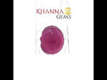 Load and play video in Gallery viewer, 6.48/CT Natural Ruby Stone with Govt. Lab Certificate-16839S209425