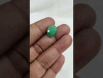 Load and play video in Gallery viewer, 7.52/CT Natural Panna Stone with Govt. Lab Certificate-12313D49920