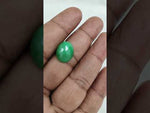 Load and play video in Gallery viewer, 8.52/CT Natural Panna Stone with Govt. Lab Certificate-12313D49942