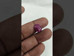 Load and play video in Gallery viewer, 6.38/CT Natural Ruby Stone with Govt. Lab Certificate-16275S206792