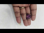 Load and play video in Gallery viewer, 17.90/CT Natural Amethyst Gemstone with Govt. Lab Certificate