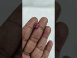 Load and play video in Gallery viewer, 5.53/CT Natural Ruby Stone with Govt. Lab Certificate-16275S206806
