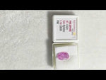Load and play video in Gallery viewer, 4.54/CT Natural Pink Sapphire with Govt Lab Certificate-106585