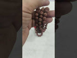 Load and play video in Gallery viewer, SIX MUKHI RUDRAKSHA MALA - KG01