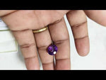Load and play video in Gallery viewer, 6.55/CT Natural Amethyst Gemstone with Govt. Lab Certificate