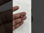 Load and play video in Gallery viewer, 4.97/CT Natural Ruby Stone with Govt. Lab Certificate-16016S205950