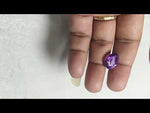 Load and play video in Gallery viewer, 7.50/CT Natural Amethyst Gemstone with Govt. Lab Certificate