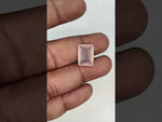 Load and play video in Gallery viewer, 6.70/CT Healing Rose Quartz Stone with Govt. Lab Certificate-RQTZ5001