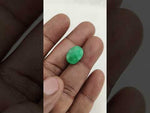Load and play video in Gallery viewer, 6.67/CT Natural Panna Stone with Govt. Lab Certificate-12313D49936
