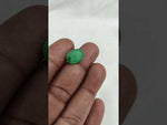 Load and play video in Gallery viewer, 4.85/CT Natural Panna Stone with Govt. Lab Certificate-12313D49949