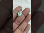 Load and play video in Gallery viewer, 3.84/CT Natural Panna Stone with Govt. Lab Certificate-16489S207705