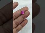 Load and play video in Gallery viewer, 3.83/CT Natural Ruby Stone with Govt. Lab Certificate-15909S205585