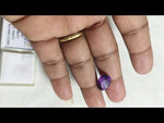Load and play video in Gallery viewer, 7.00/CT Natural Amethyst Gemstone with Govt. Lab Certificate