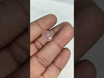 Load and play video in Gallery viewer, 9.20/CT Healing Rose Quartz Stone with Govt. Lab Certificate-RQTZ5034