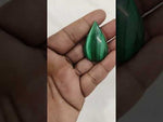 Load and play video in Gallery viewer, 76.10/CT Natural Malachite Gemstone of Premium Quality-MALA101035