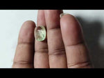 Load and play video in Gallery viewer, 6.54/CT Natural Green Sapphire with Govt. Lab Certified Gemstone-3161D10541