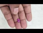 Load and play video in Gallery viewer, 3.76/CT Natural Ruby Stone with Govt. Lab Certificate-16658S208750