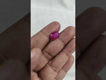 Load and play video in Gallery viewer, 4.09/CT Natural Ruby Stone with Govt. Lab Certificate-16489S207699