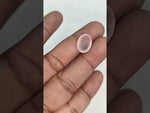 Load and play video in Gallery viewer, 6.05/CT Healing Rose Quartz Stone with Govt. Lab Certificate-RQTZ5009
