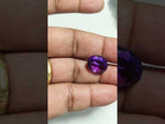 Load and play video in Gallery viewer, 9.00/CT Natural Amethyst Gemstone with Govt. Lab Certificate