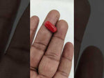 Load and play video in Gallery viewer, 6.75/CT Natural Red Coral With Govt. Lab Certificate-12377D50205
