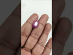 Load and play video in Gallery viewer, 7.59/CT Natural Ruby Stone with Govt. Lab Certificate-16275S206808