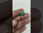 Load and play video in Gallery viewer, 4.59/CT Natural Panna Stone with Govt. Lab Certificate-11925D48101
