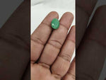 Load and play video in Gallery viewer, 5.64/CT Natural Panna Stone with Govt. Lab Certificate-12313D49948